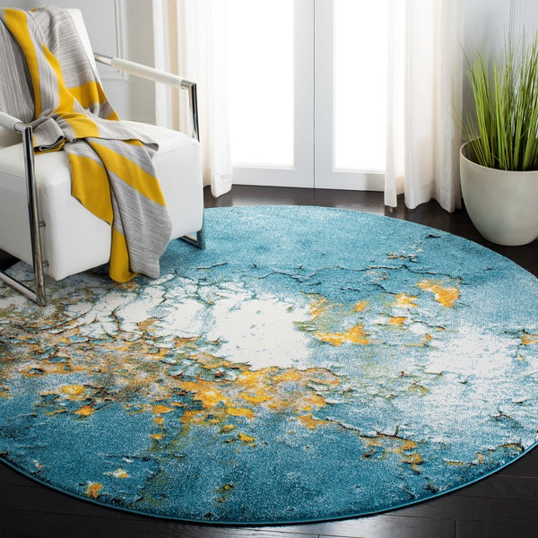 Safavieh Glacier 125 Power Loomed 100% Polypropylene Contemporary Rug GLA125M-8SQ