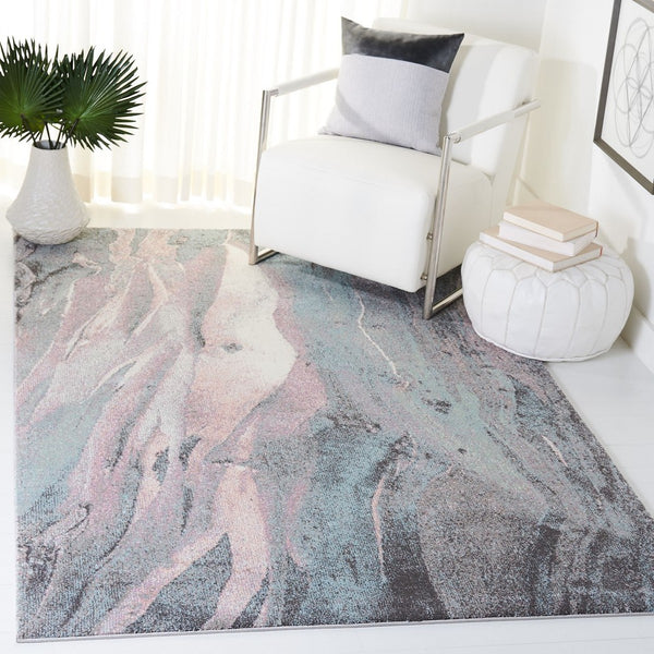 Safavieh Glacier 126 Power Loomed 100% Polypropylene Contemporary Rug GLA126U-5SQ