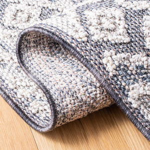 Global 800 Global 813 Indoor/Outdoor Power Loomed Polypropylene Pile Rug Grey / Ivory