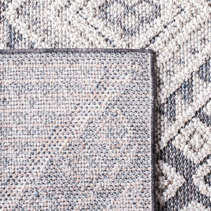 Global 800 Global 813 Indoor/Outdoor Power Loomed Polypropylene Pile Rug Grey / Ivory