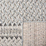 Global 800 Global 875 Indoor/Outdoor Power Loomed Polypropylene Pile Rug Grey / Ivory