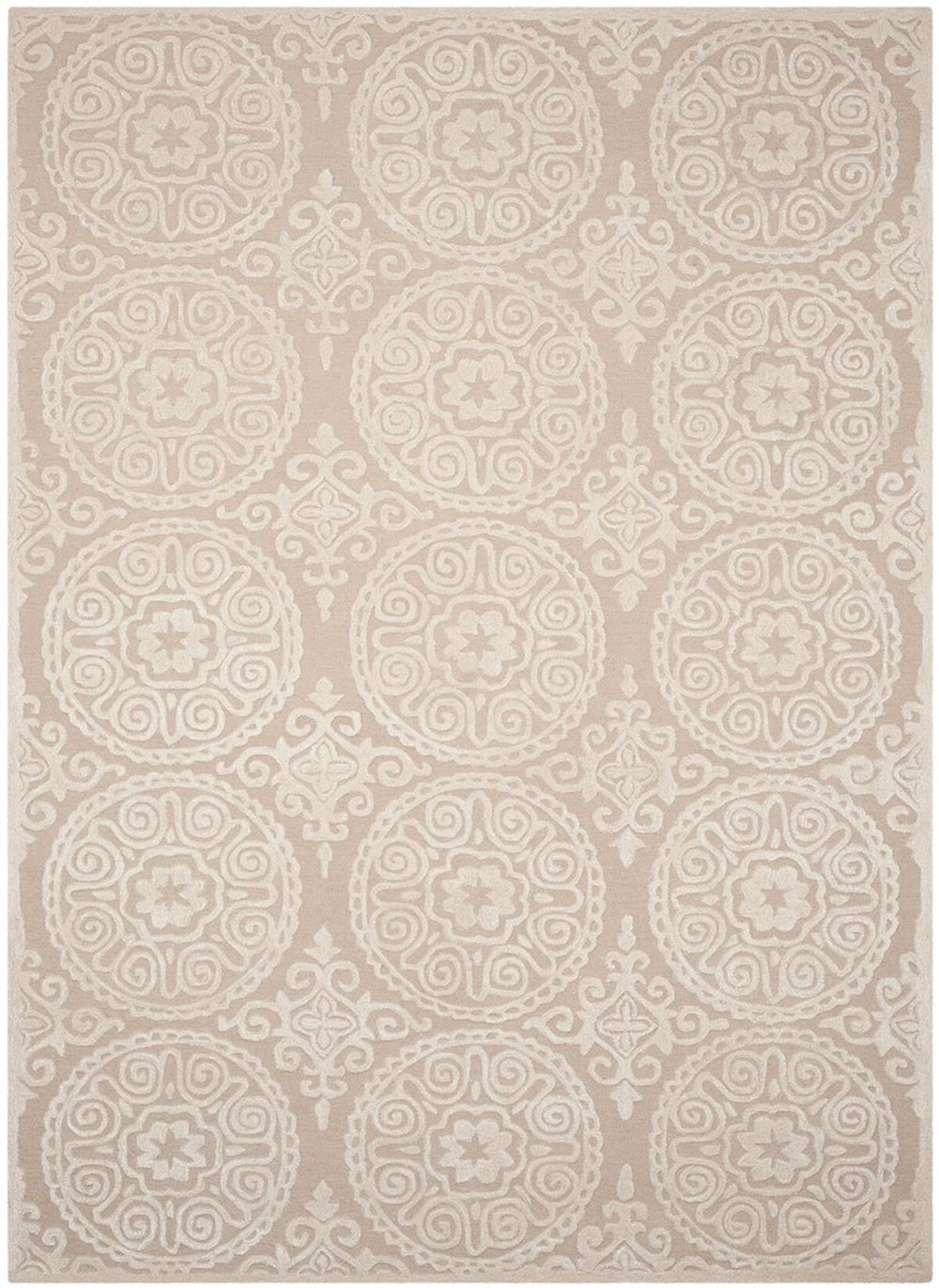 Safavieh Glamour 102 Hand Tufted 75% Viscose/25% Wool Rug GLM102A-9