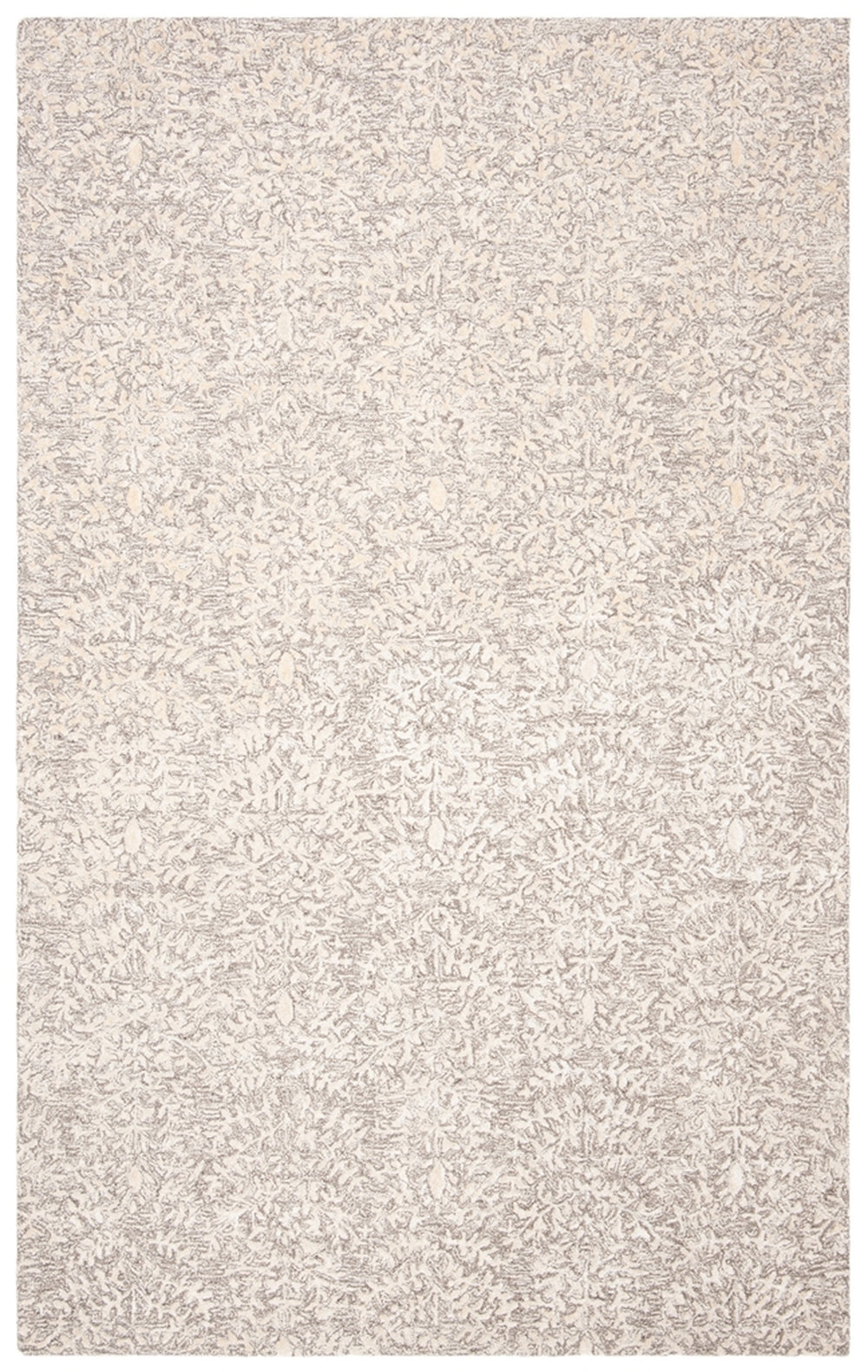 Glamour 117  Hand Tufted 25% Wool & 75% Viscose Rug Grey / Ivory