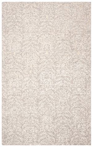 Glamour 117  Hand Tufted 25% Wool & 75% Viscose Rug Grey / Ivory
