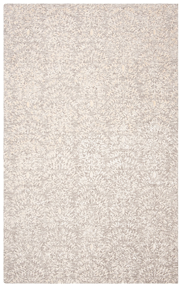 Glamour 117  Hand Tufted 25% Wool & 75% Viscose Rug Grey / Ivory
