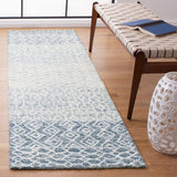 Glamour 304 Hand Tufted 60% Wool, 20% Viscose, 20% Cotton Contemporary Rug Blue / Ivory 60% Wool, 20% Viscose, 20% Cotton GLM304M-9