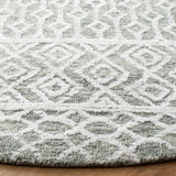 Glm305 Hand Tufted 60% Wool, 20% Viscose, 20% Cotton Contemporary Rug Green / Ivory 60% Wool, 20% Viscose, 20% Cotton GLM305Y-9