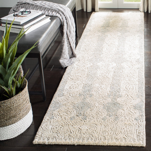 Safavieh Glamour 536 Hand Tufted 75% Viscose/25% Wool Contemporary Rug GLM536F-2