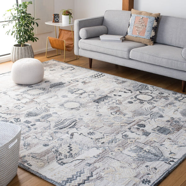 Safavieh Glamour 569 Hand Tufted 40% Viscose, 40% Pet yarn, 20% Wool Rug GLM569E-9