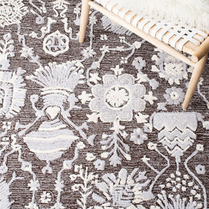 Safavieh Glamour 569 Hand Tufted 40% Viscose, 40% Pet yarn, 20% Wool Rug GLM569T-9