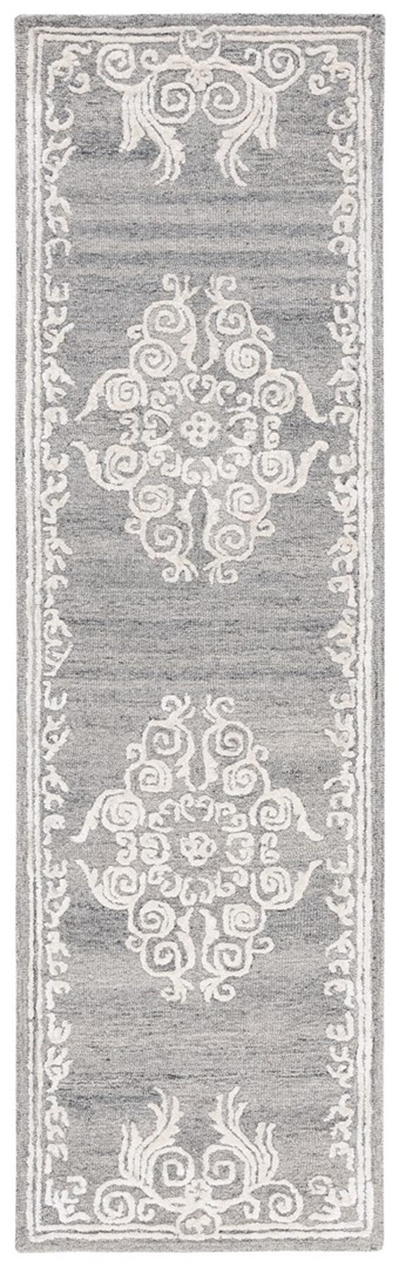 Safavieh Glamour 604 Modern Hand Tufted Rug Grey / Ivory GLM604F-8