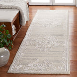 Safavieh Glamour 604 Antique Hand Tufted Rug Silver / Ivory GLM604G-8