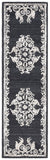 Safavieh Glamour 604 Antique Hand Tufted Rug Black / Ivory GLM604Z-8
