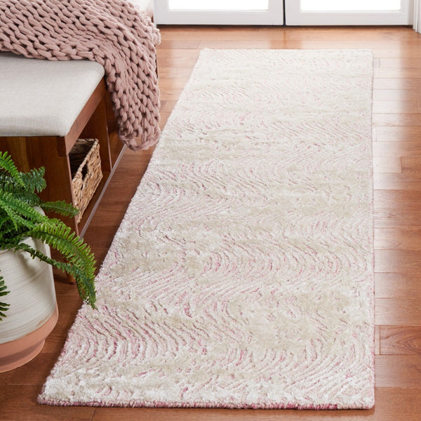Safavieh Glamour 605 Modern Hand Tufted Rug Pink / Ivory GLM605U-8