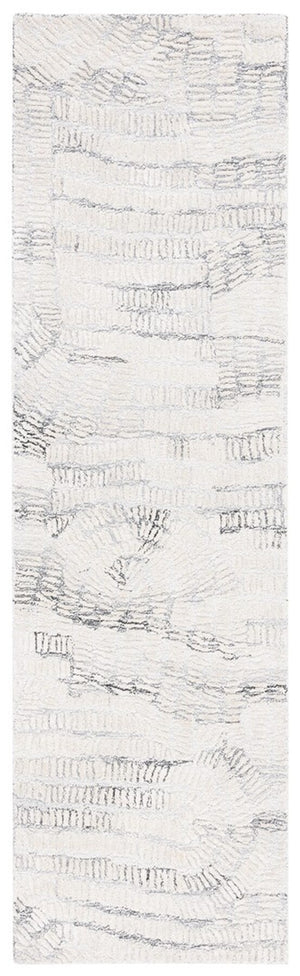 Safavieh Glamour 606 Geometric Hand Tufted Rug Grey / Ivory GLM606F-8