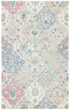 Glamour 622  Hand Tufted 100% Wool (Blended New Zealand Wool) Rug Ivory / Red