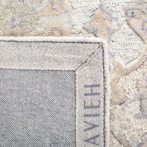 Glamour 622  Hand Tufted 100% Wool (Blended New Zealand Wool) Rug Grey / Blue