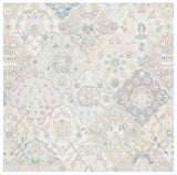 Glamour 622  Hand Tufted 100% Wool (Blended New Zealand Wool) Rug Grey / Blue