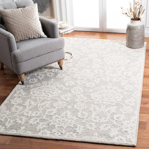 Glamour 651  Hand Tufted 100% Wool Pile Rug Beige / Ivory