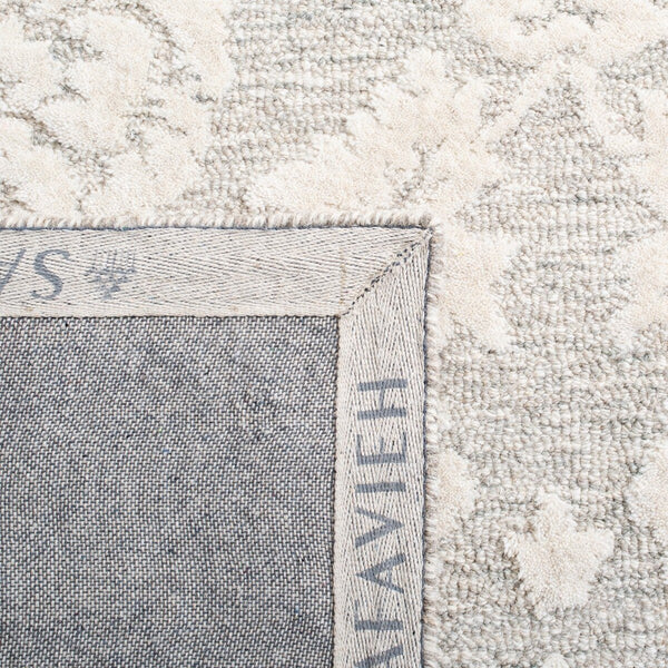 Glamour 651  Hand Tufted 100% Wool Pile Rug Beige / Ivory