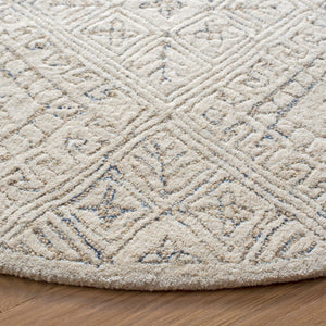 Glamour 660  Hand Tufted 100% Wool Pile Rug Ivory / Beige