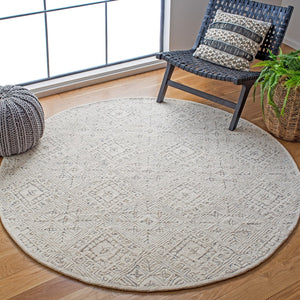 Glamour 660  Hand Tufted 100% Wool Pile Rug Ivory / Beige