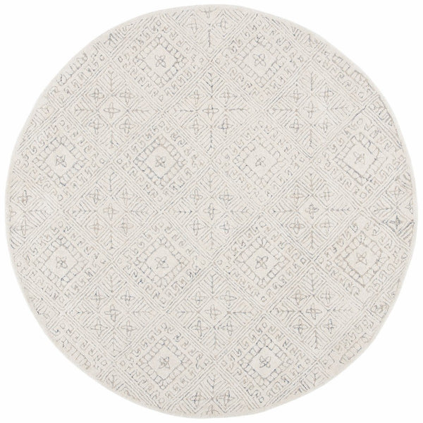 Glamour 660  Hand Tufted 100% Wool Pile Rug Ivory / Beige