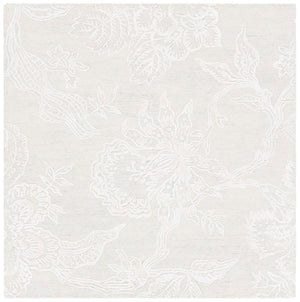 Glamour 661  Hand Tufted 60% Wool, 40% Viscose Rug Light Blue / Ivory