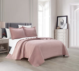 Teague Blush Queen 3pc Quilt Set