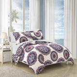 Ibiza Navy King 3pc Duvet Set