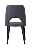 Porter Designs Prato Upholstered Transitional Dining Chair Gray 07-204C-02-D681-1