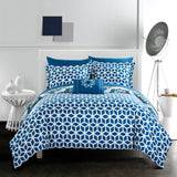 Barcelona Blue Full/Queen 8pc Comforter Set