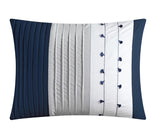 Lainy Navy King 5pc Comforter Set