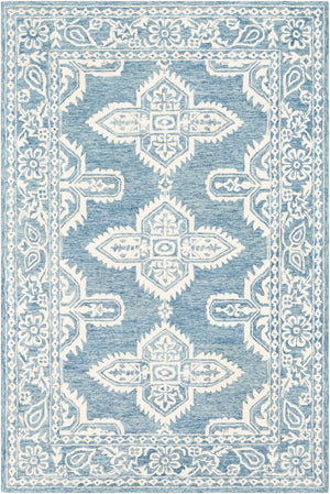 Granada GND-2300 Global Wool Rug GND2300-99139 Pale Blue, Beige, Sky Blue 100% Wool 9'9" x 13'9"