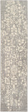 Granada GND-2312 Traditional Wool Rug GND2312-2610 Medium Gray, Beige, Charcoal 100% Wool 2'6" x 10'