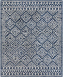 Granada GND-2322 Global Wool Rug GND2322-810 Dark Blue, Denim, Ivory 100% Wool 8' x 10'
