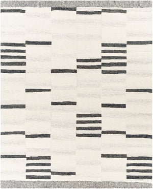 Granada GND-2330 Modern Wool Rug GND2330-810 Charcoal, Beige, Taupe 100% Wool 8' x 10'
