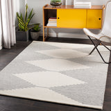 Granada GND-2332 Modern Wool Rug GND2332-81012 Charcoal, Beige, Taupe 100% Wool 8'10" x 12'