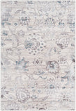 Genesis GNS-2303 Traditional Polyester Rug GNS2303-93123 Silver Gray, White, Denim, Pale Blue, Medium Gray 100% Polyester 9' x 12'4"