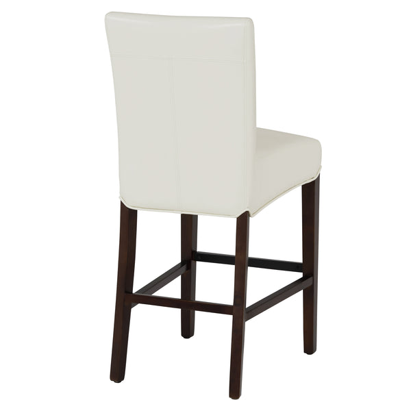 Milton Counter Stool - Elegant Bonded Leather Design with Sturdy Birch Frame and Contemporary Style