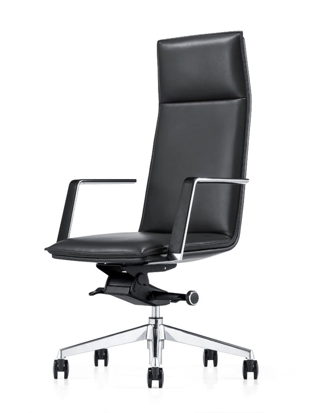 VIG Furniture Modrest Gorsky - Modern Black High Back Executive Office Chair VGFUA1819-BLK-OC
