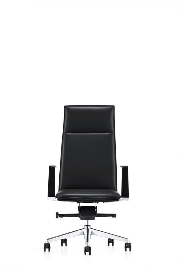 VIG Furniture Modrest Gorsky - Modern Black High Back Executive Office Chair VGFUA1819-BLK-OC