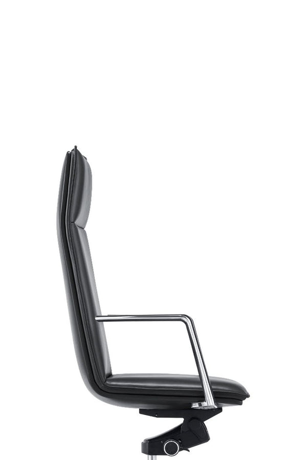 VIG Furniture Modrest Gorsky - Modern Black High Back Executive Office Chair VGFUA1819-BLK-OC