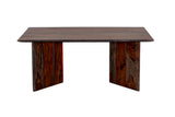 Porter Designs Cambria Solid Sheesham Wood Modern Coffee Table Gray 05-116-02-8400M-KIT