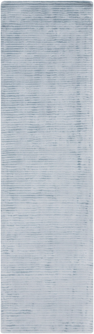 Graphite GPH-54 Modern Viscose Rug GPH54-268 Sky Blue 100% Viscose 2'6" x 8'