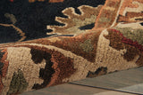 Nourison Tahoe TA08 Handmade Knotted Indoor Area Rug Black 5'6" x 8'6" 99446772633