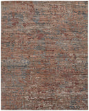Conroe 6827F Wool / Viscose Hand-Knotted Distressed Rug