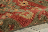 Nourison Tahoe TA01 Handmade Knotted Indoor Area Rug Rust 2'3" x 8' 99446688828