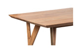 Porter Designs Portola Solid Acacia Wood Modern Dining Table Natural 07-108-01-0021NT