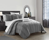 Desiree Grey King 5pc Comforter Set